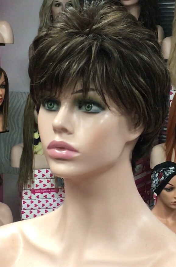Peluca cabello natural MIA 5H16 confeccion a maquina