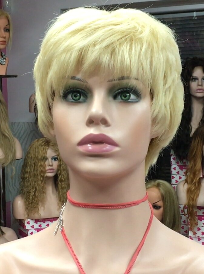 Peluca cabello natural MIA 613 confeccionada a maquina