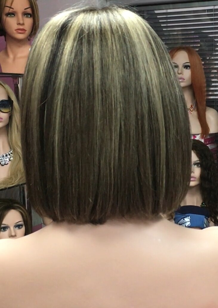 Peluca cabello natural Minauti color 4h16 tinte TOP de TUL