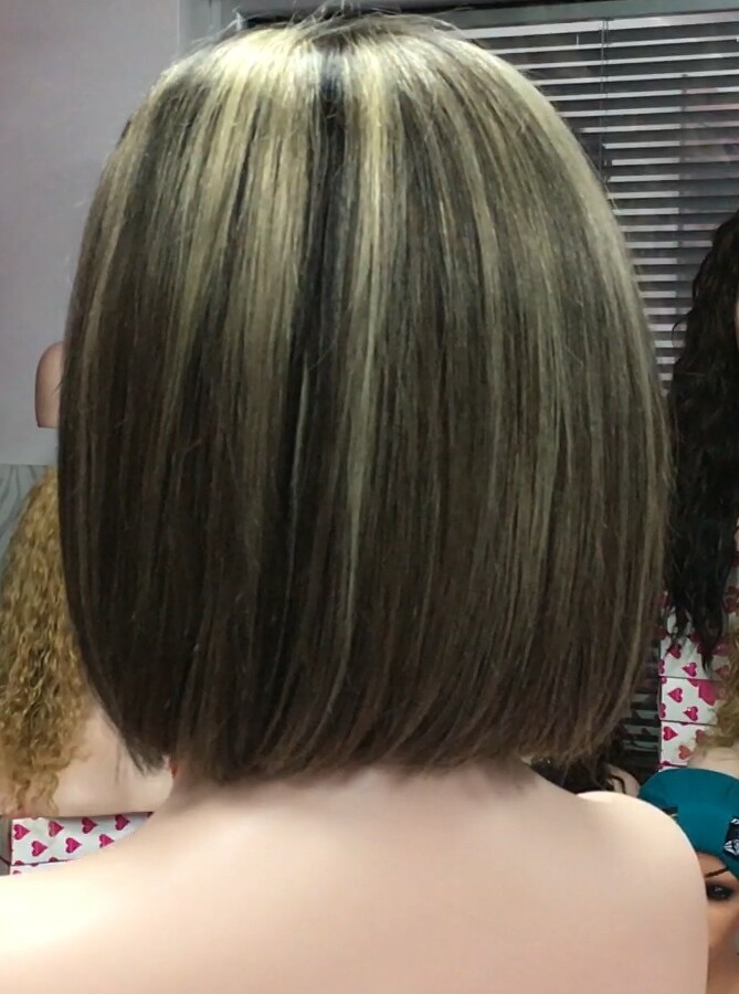 Peluca cabello natural Minauti color 4h16 tinte TOP de TUL