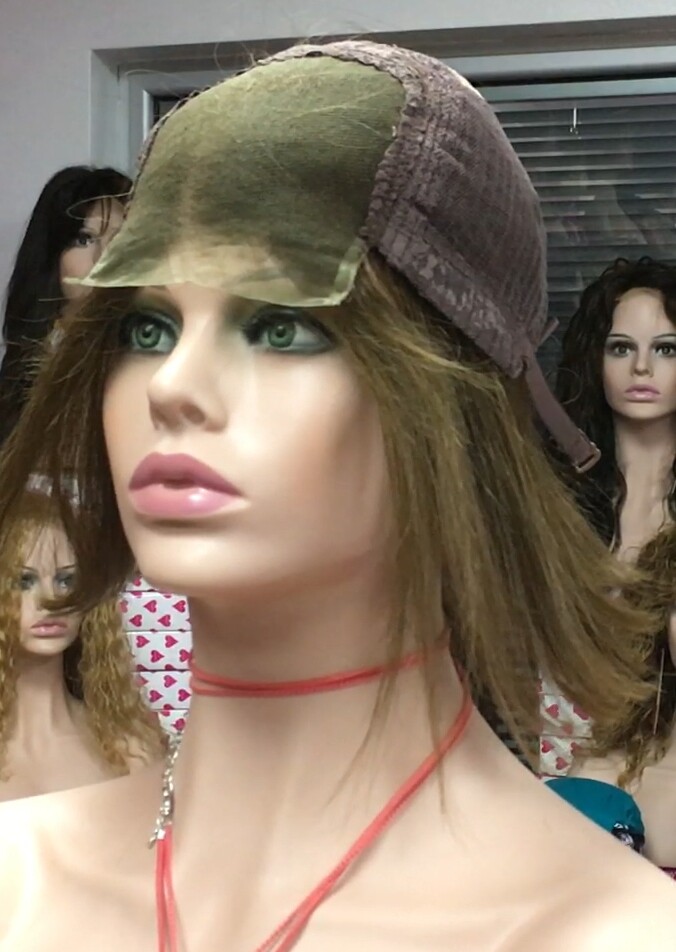 Peluca natural MINI-Minauti  color 6 TOP TUL Transparente