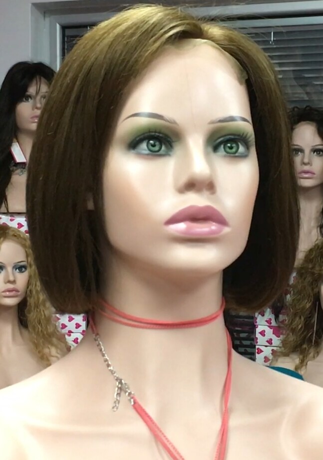 Peluca natural MINI-Minauti  color 6 TOP TUL Transparente