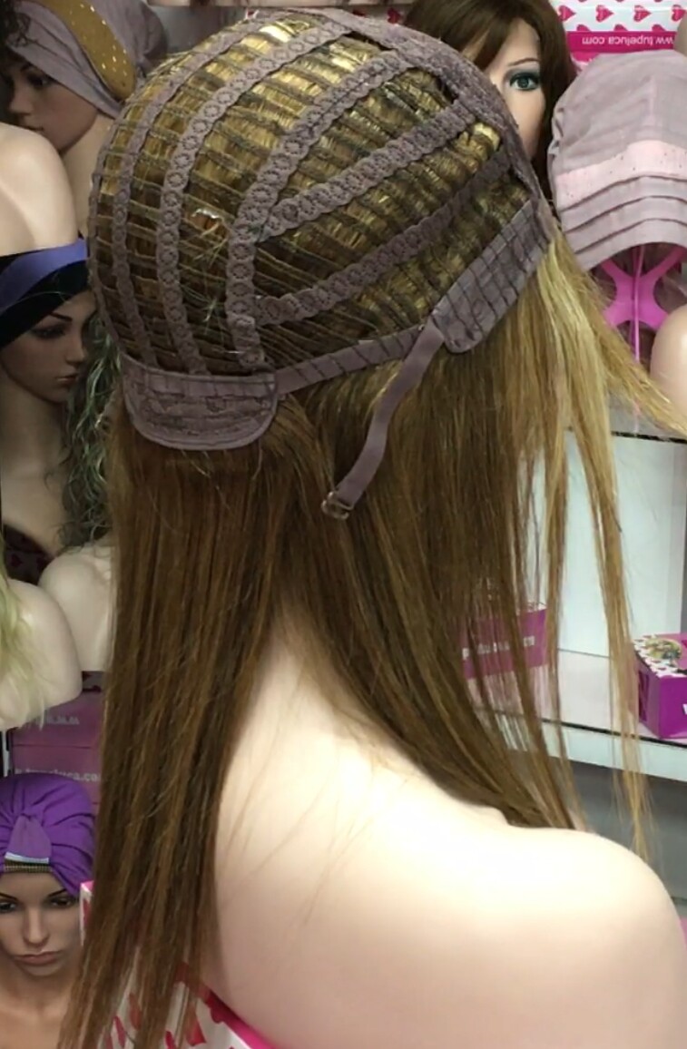 Peluca natural CLARIS 10h27 confecc. a MAQUINA