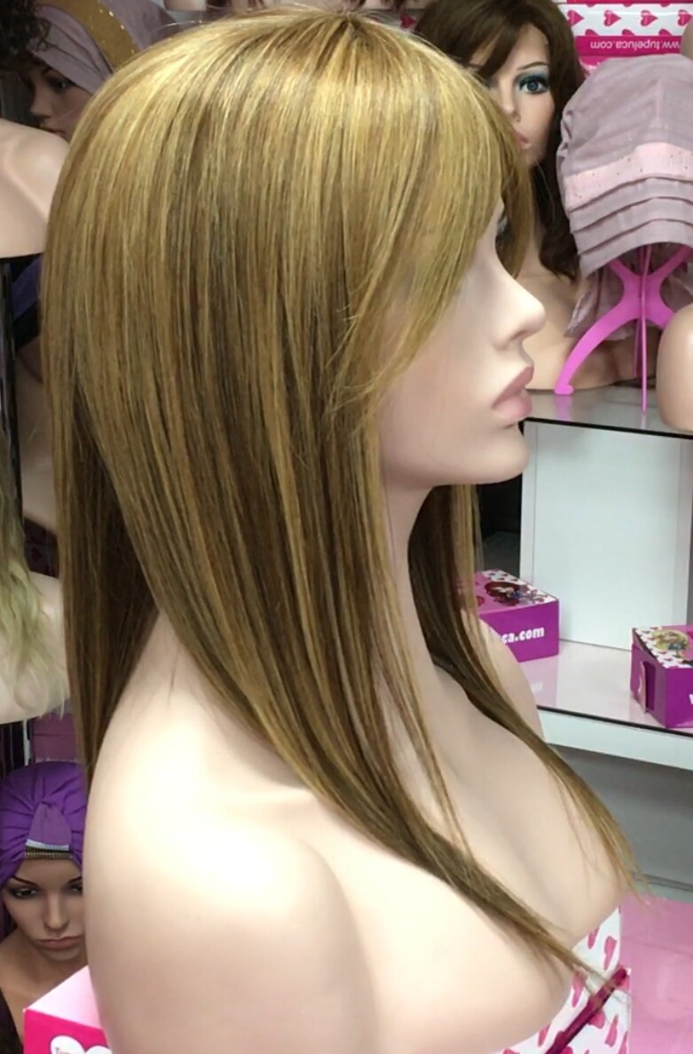 Peluca natural CLARIS 10h27 confecc. a MAQUINA