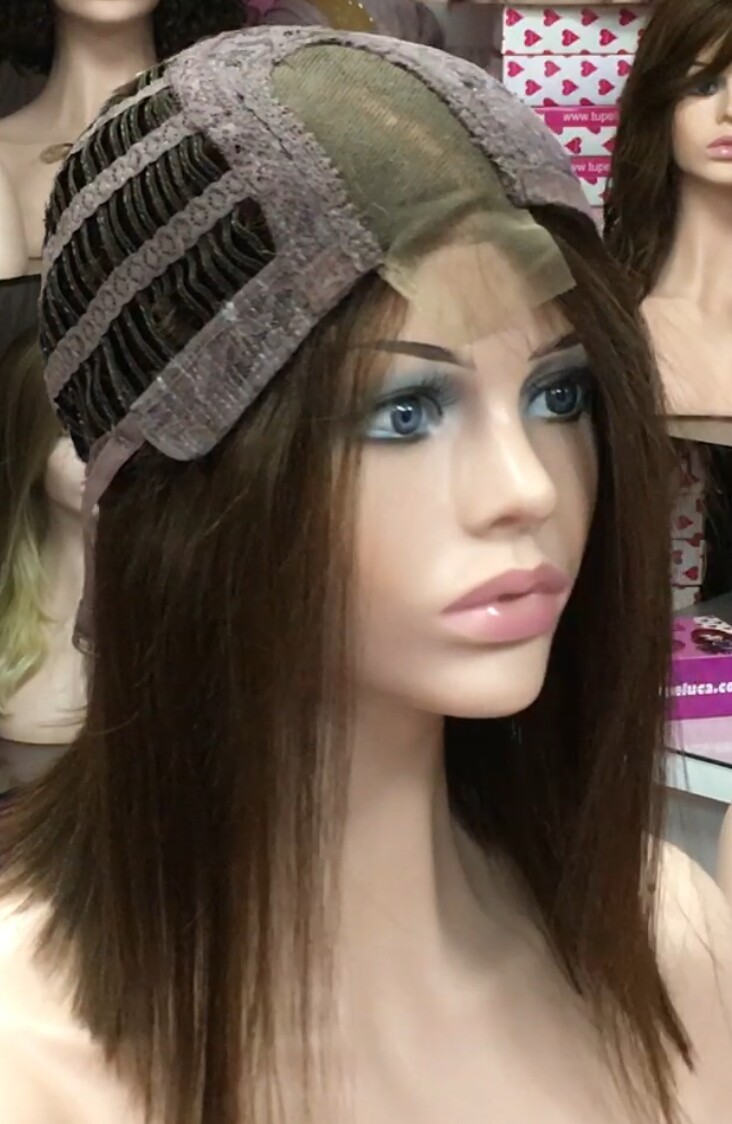 Peluca oncolgica natural MELANIA 4 RAYA  TUL transparente