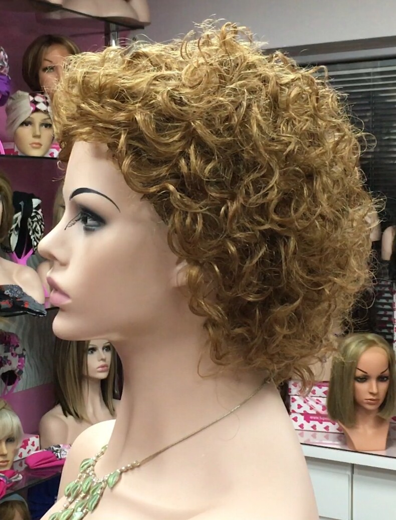 Peluca rizada natural DOLLY color 27