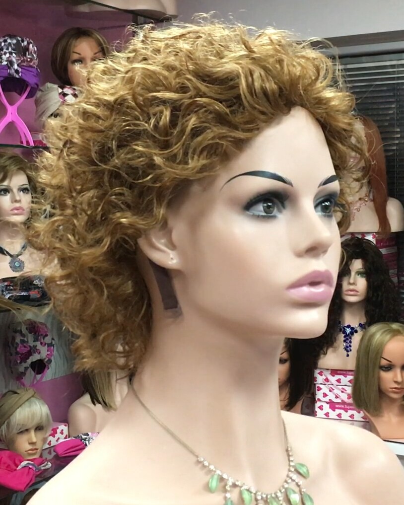 Peluca rizada natural DOLLY color 27