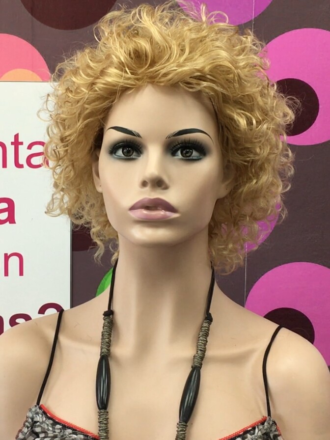 Peluca rizada natural DOLLY color 16