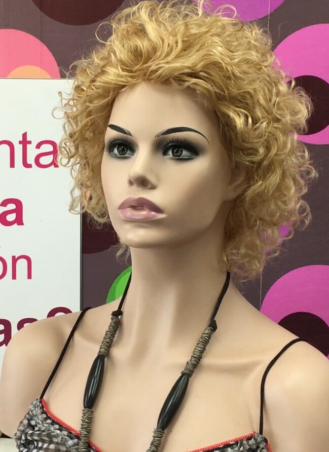 Peluca rizada natural DOLLY color 16