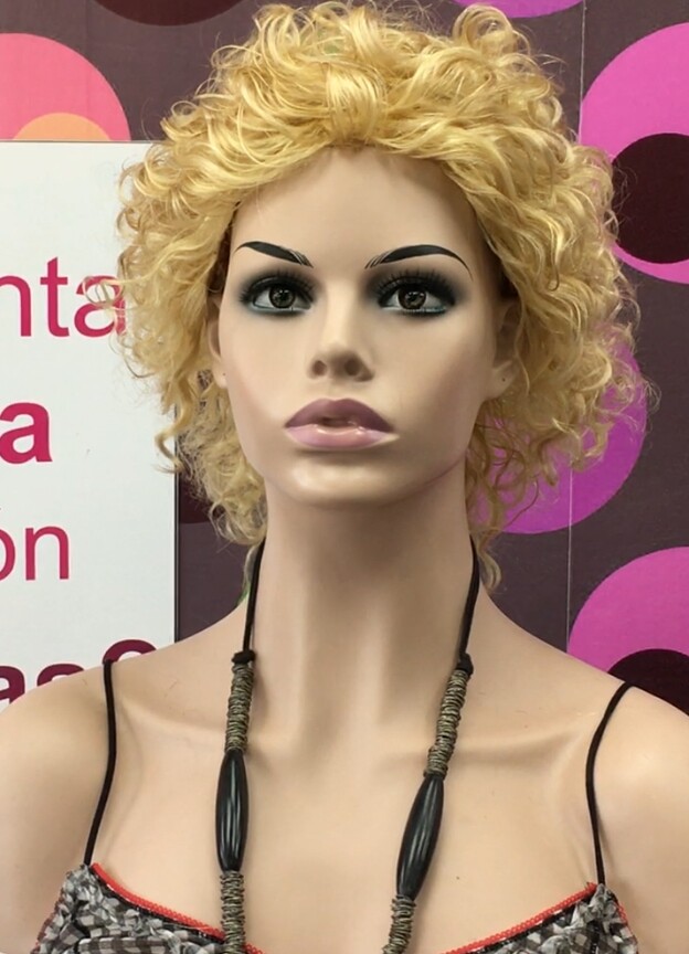 Peluca rizada natural DOLLY color 16h613