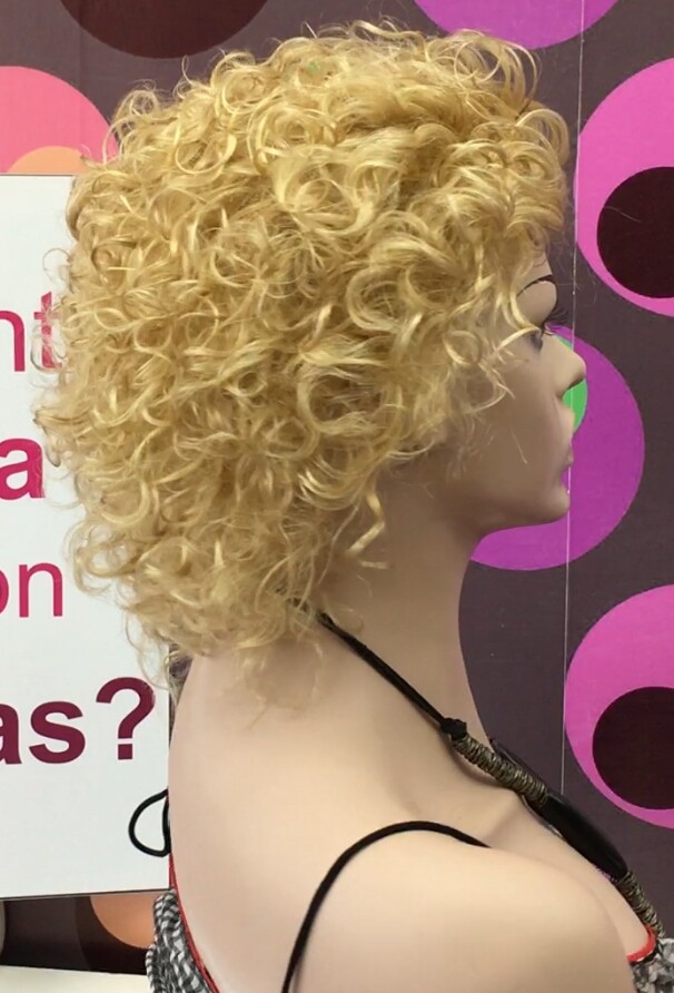 Peluca rizada natural DOLLY color 16h613