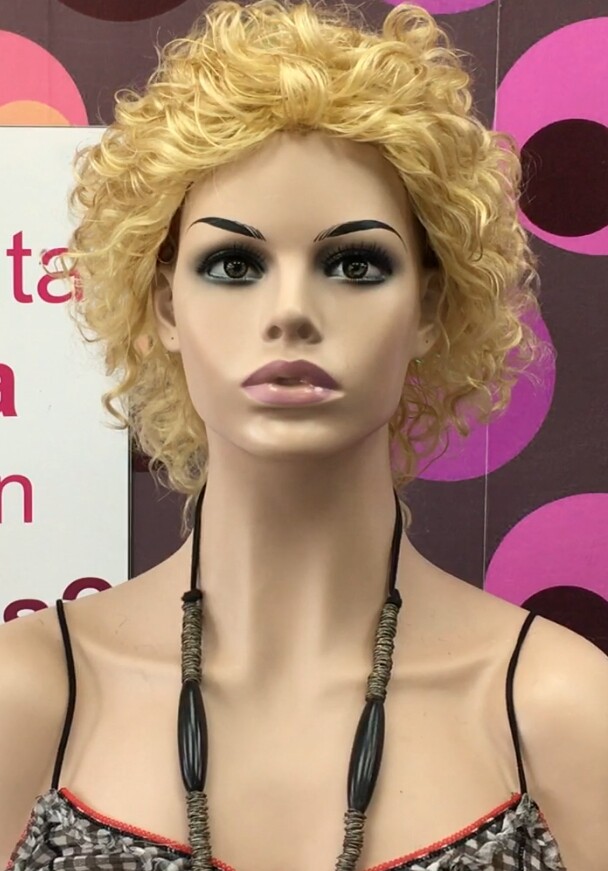 Peluca rizada natural DOLLY color 16h613