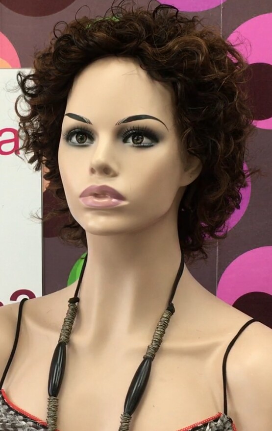Peluca rizada natural DOLLY color 2h5