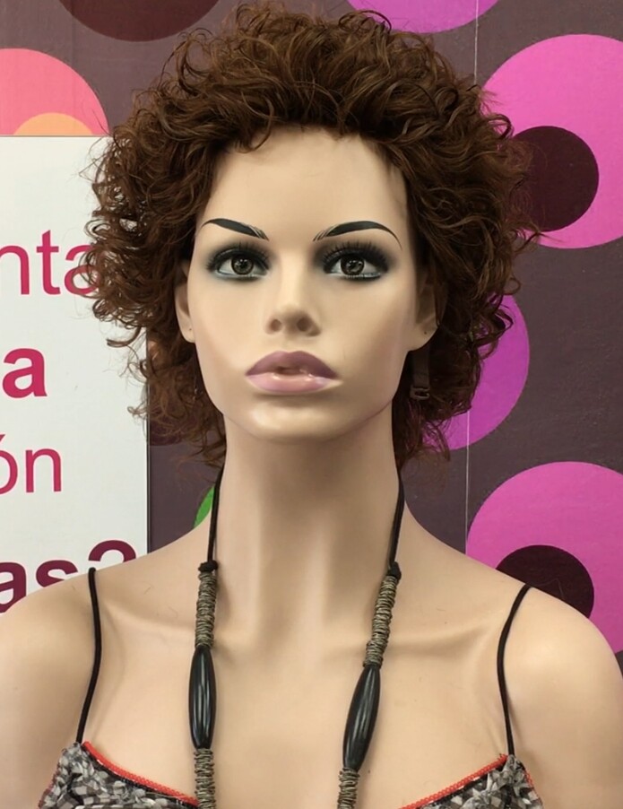 Peluca rizada natural DOLLY color 5