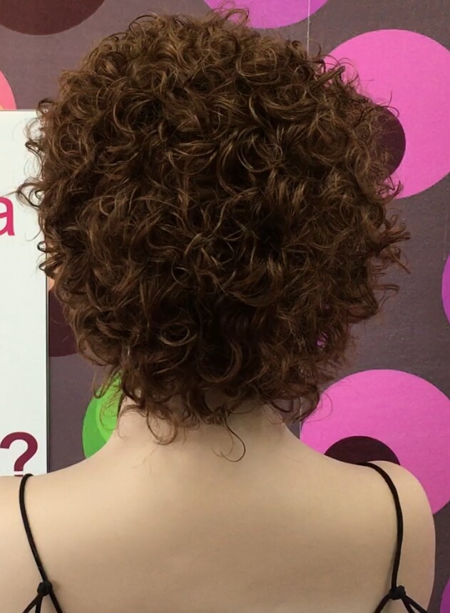 Peluca rizada natural DOLLY color 5