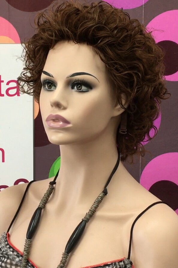Peluca rizada natural DOLLY color 5