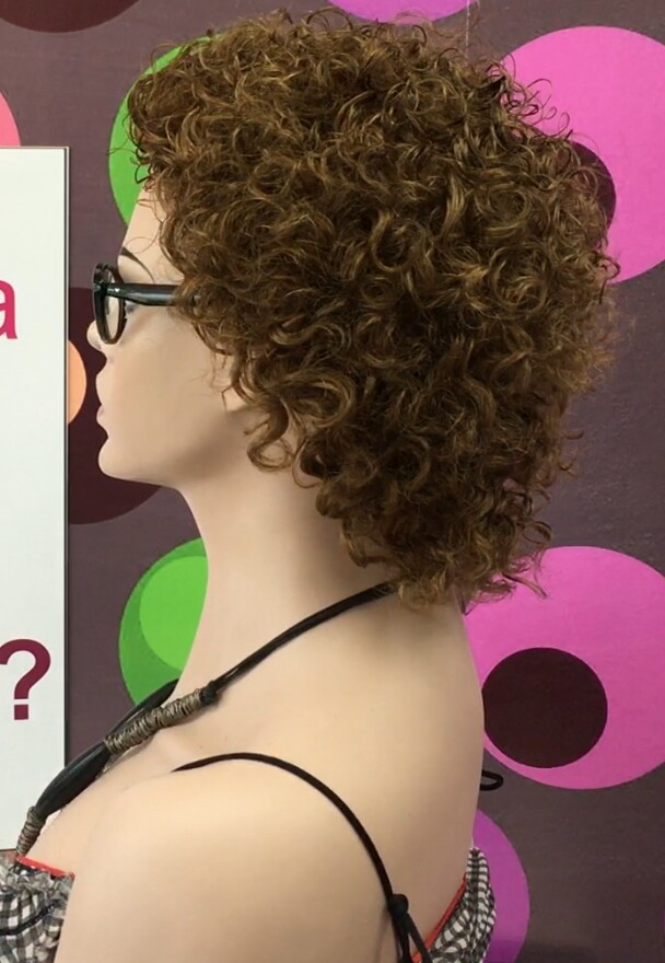Peluca rizada natural DOLLY color 6