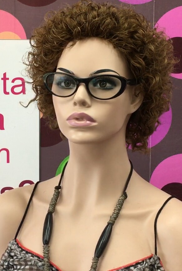 Peluca rizada natural DOLLY color 6