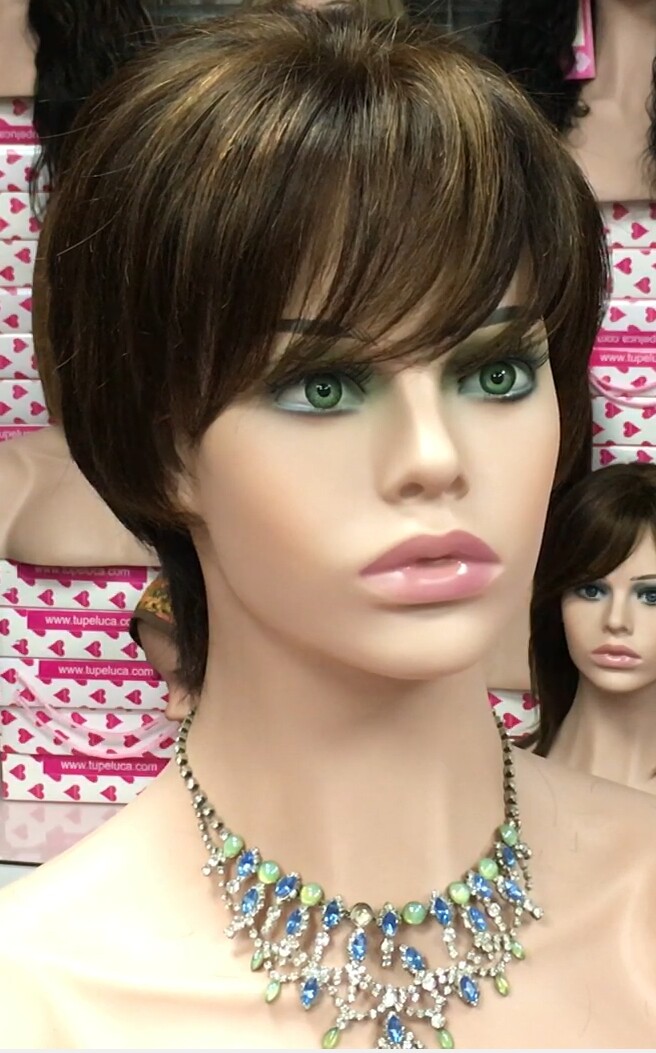 Peluca natural SANDY  color 2h5 TOP TUL Transparente