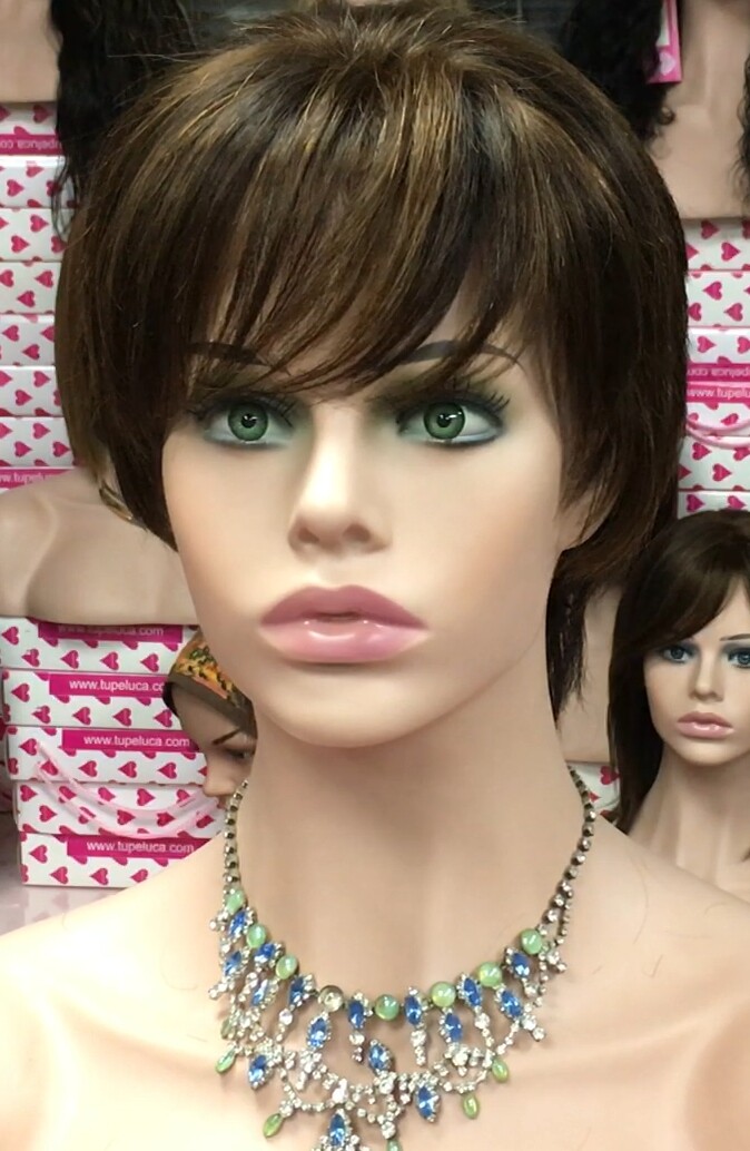 Peluca natural SANDY  color 2h5 TOP TUL Transparente
