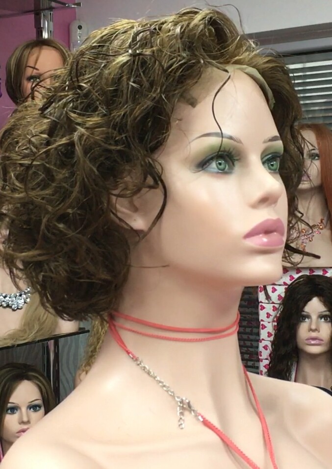 Peluca natural SOFIA-Difusor color 6 TUL transparente