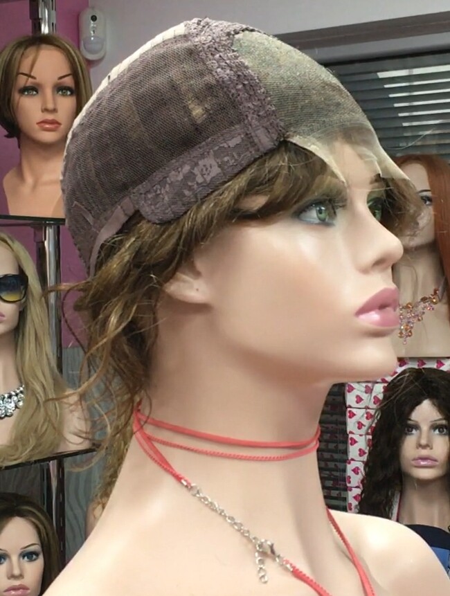Peluca natural SOFIA-Difusor color 6.1 TOP TUL transparente