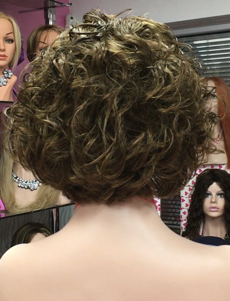 Peluca natural SOFIA-Difusor color 6 TUL transparente