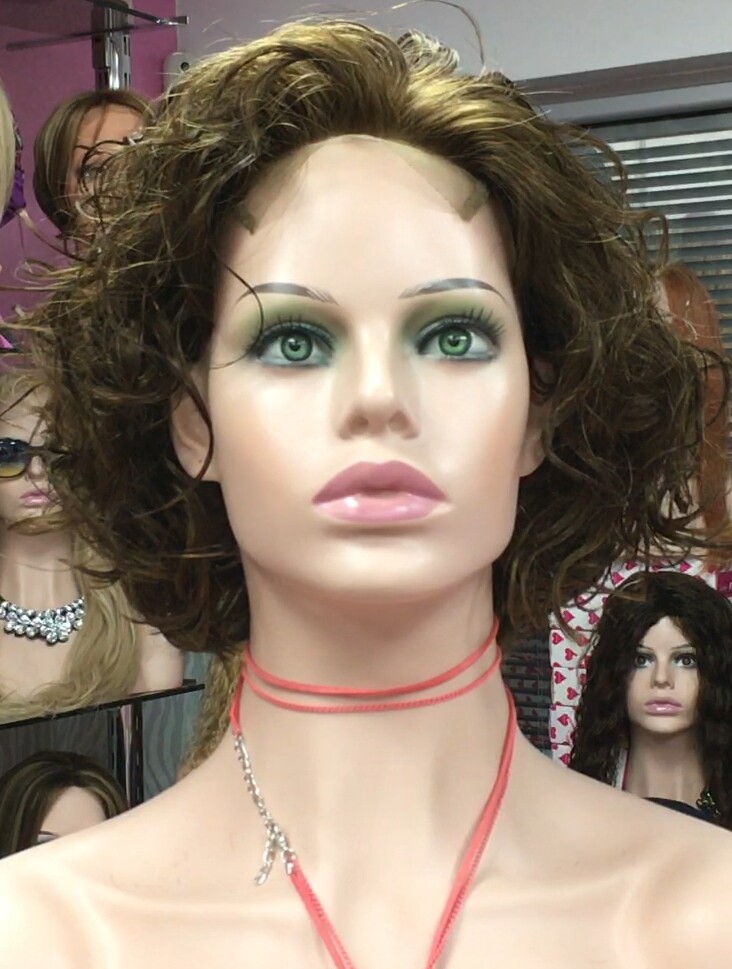 Peluca natural SOFIA-Difusor color 6 TUL transparente