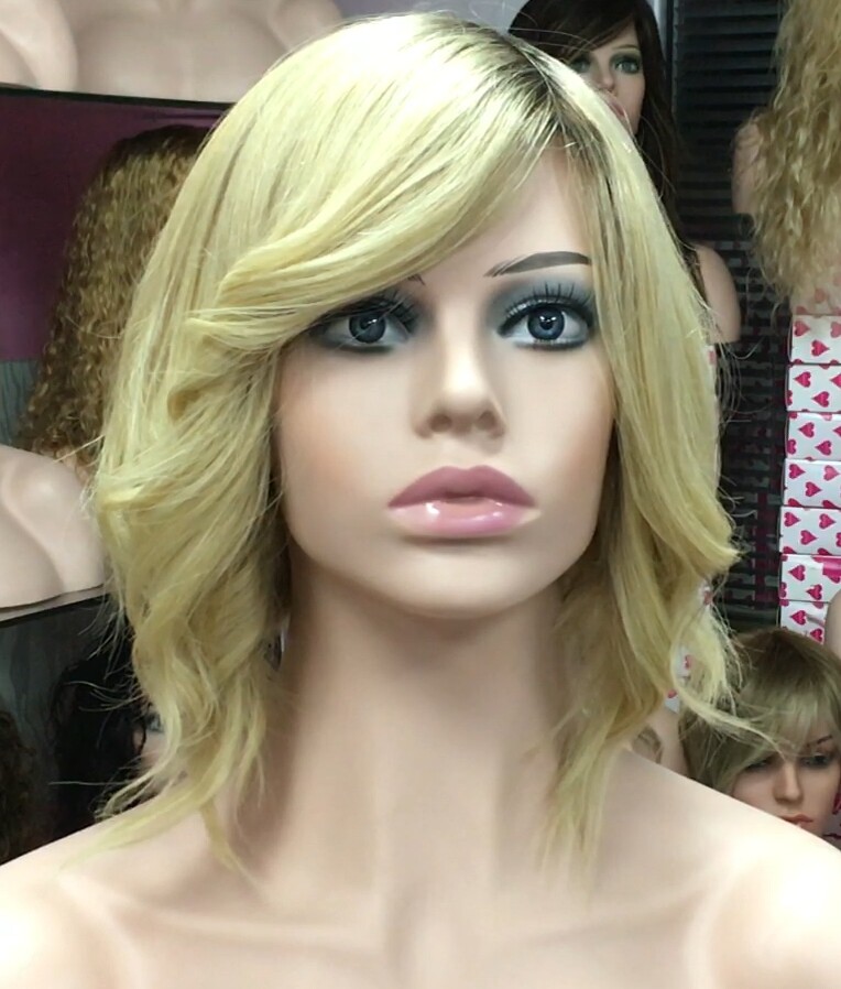 Peluca natural melania confeccin maquina