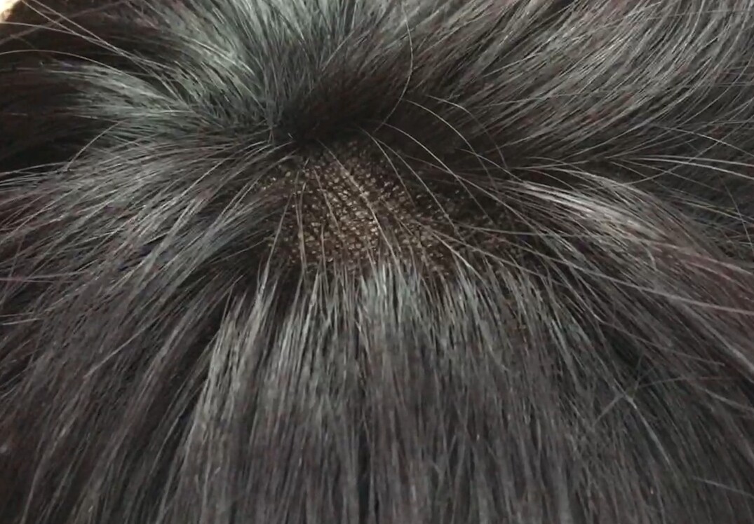 Peluca cabello natural Veronica FRONTAL de TUL color 4R4.22 tinte