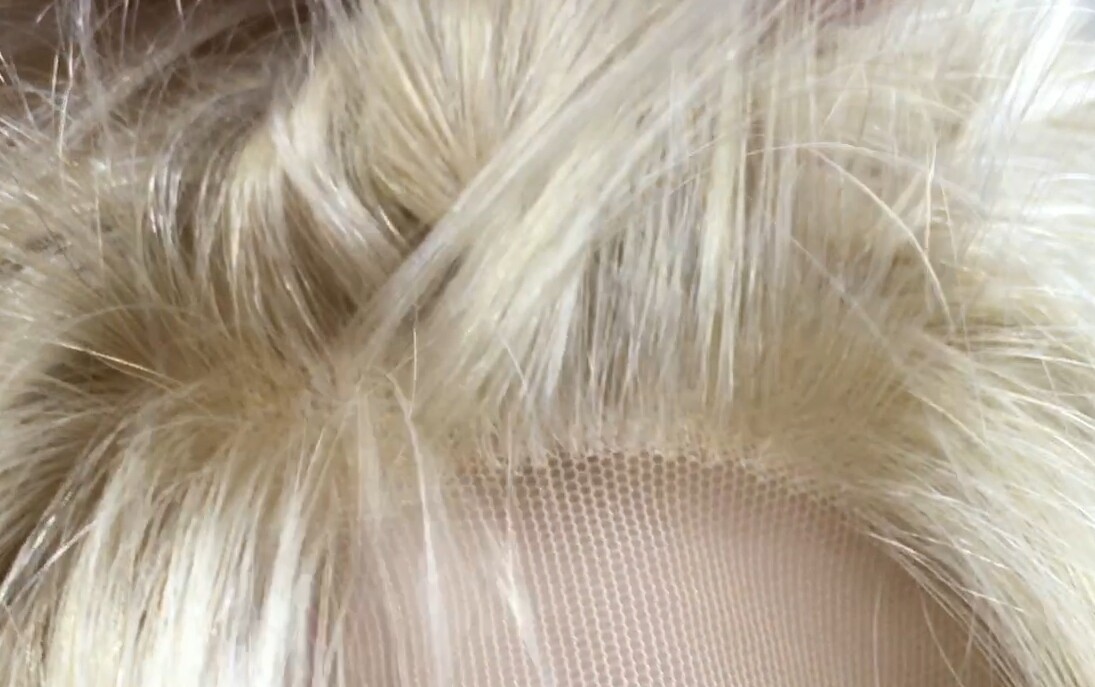 Peluca cabello natural Veronica TOP TUL transparente color 613B