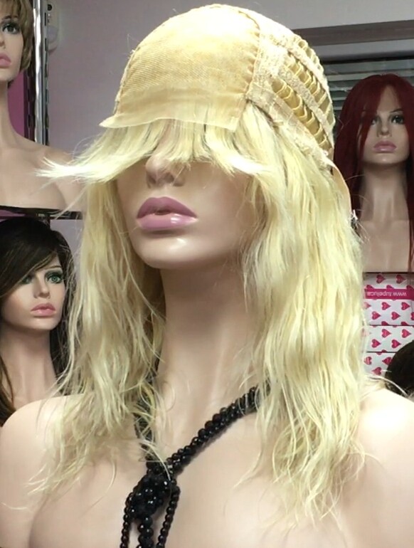 Peluca cabello natural Veronica TOP TUL transparente color 613B