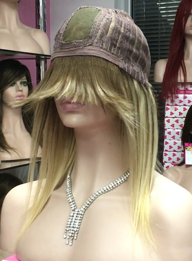 Peluca cabello natural Veronica RAYA TUL transparente color 8R18