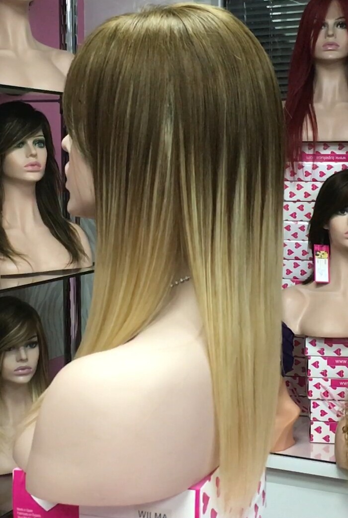 Peluca cabello natural Veronica RAYA TUL transparente color 8R18