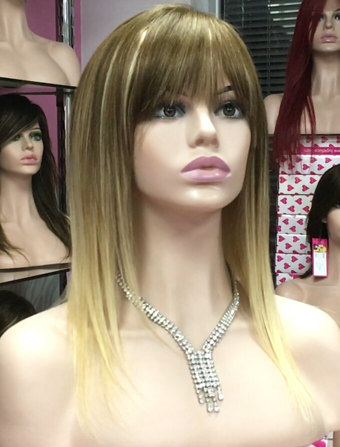 Peluca cabello natural Veronica RAYA TUL transparente color 8R18