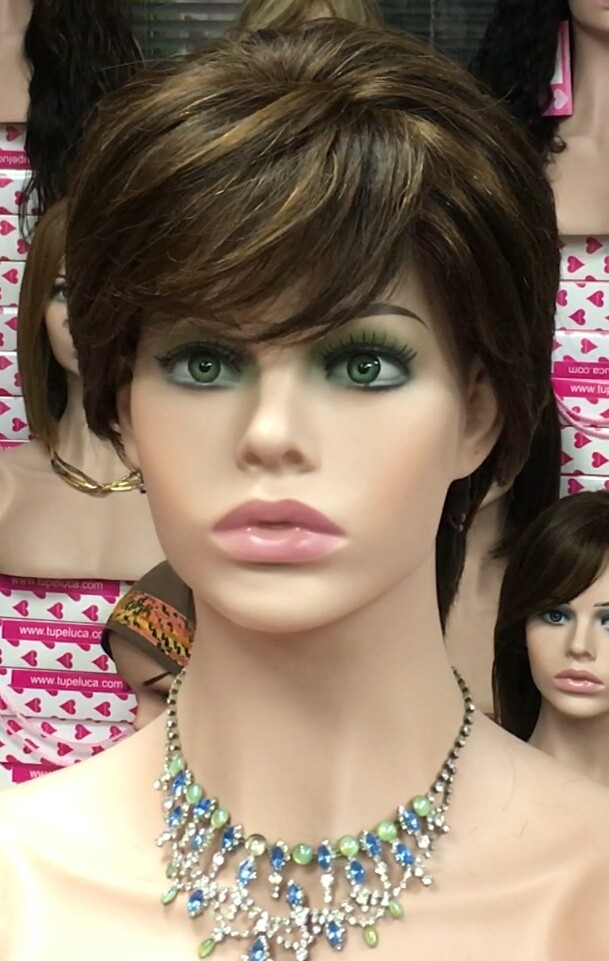 Peluca natural YANIS 4H5 TOP TUL transparente efecto piel