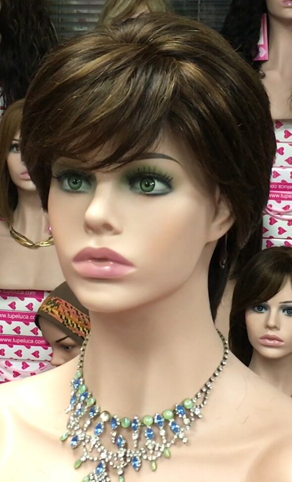 Peluca natural YANIS 4H5 TOP TUL transparente efecto piel