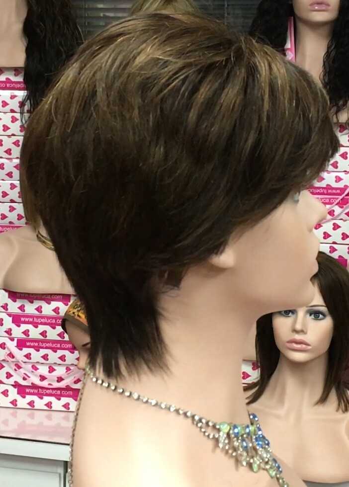 Peluca natural YANIS 4H5 TOP TUL transparente efecto piel