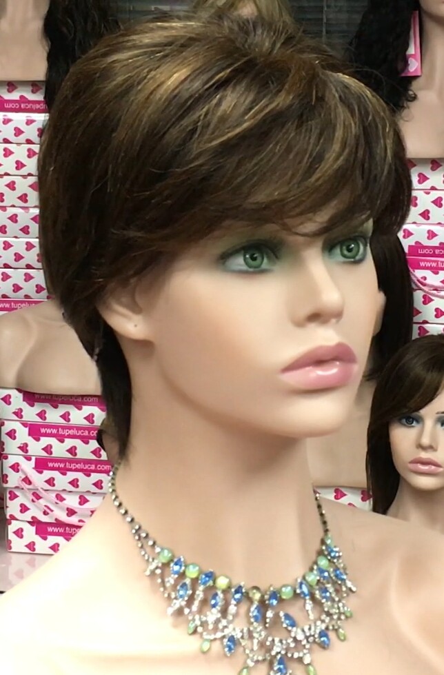 Peluca natural YANIS 4H5 TOP TUL transparente efecto piel