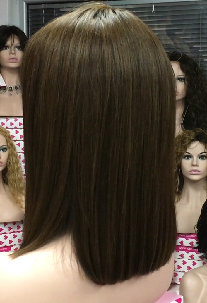 Peluca natural ZULHEMA color 5 conf.Maquina