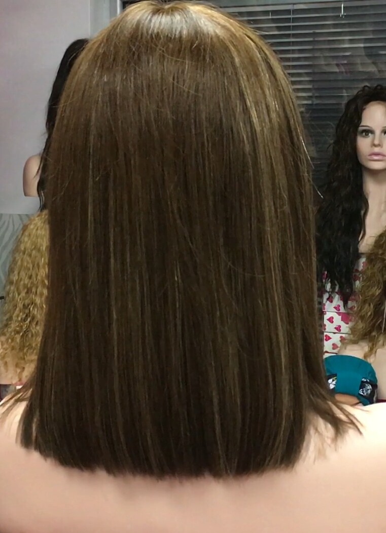 Peluca natural ZULHEMA color 5h16h5 conf.Maquina
