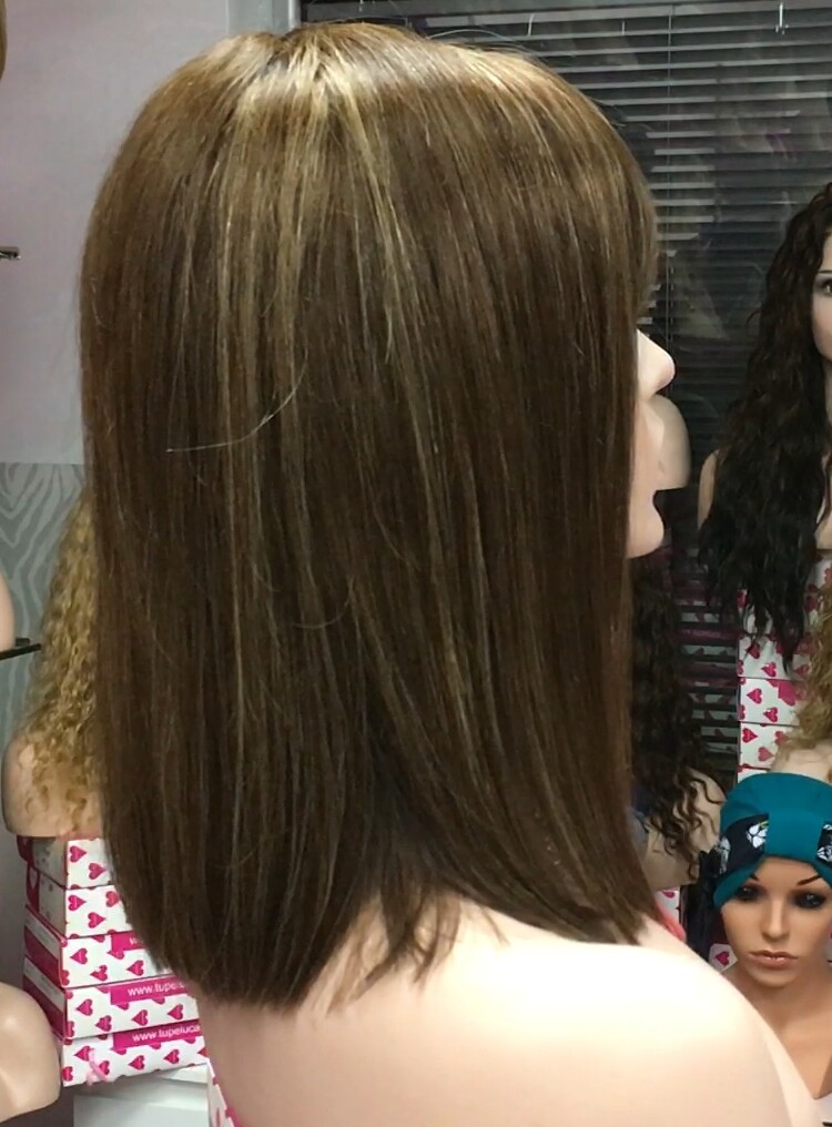 Peluca natural ZULHEMA color 5h16h5 conf.Maquina