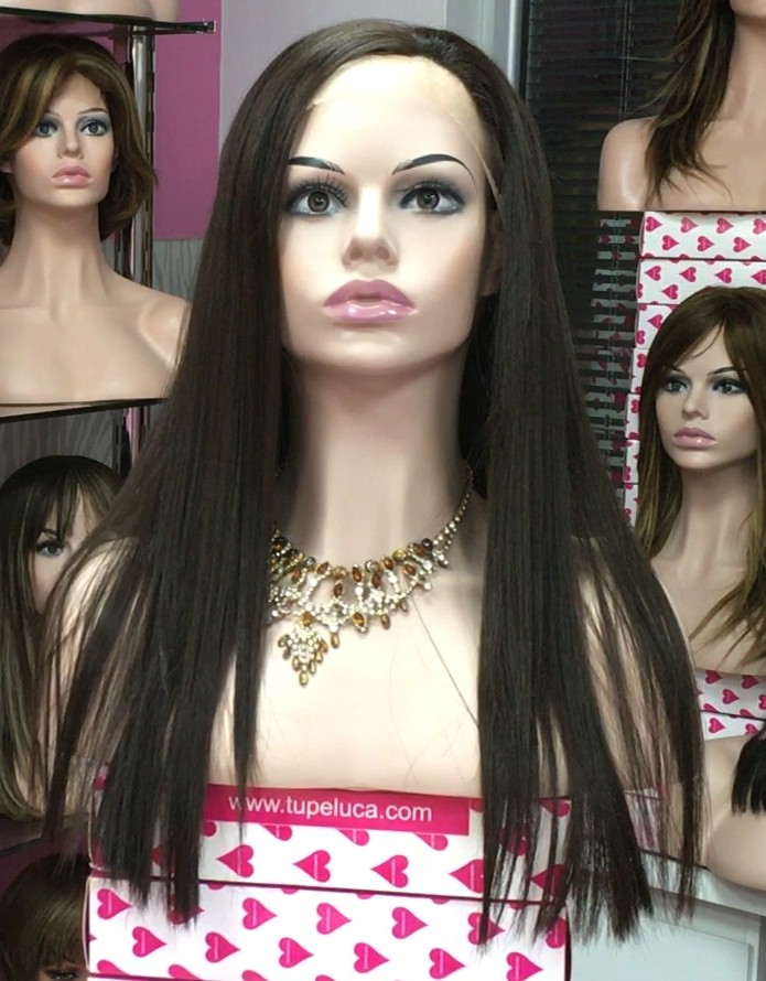 Peluca OLGA Lace front color 6 Star-10 Colageno