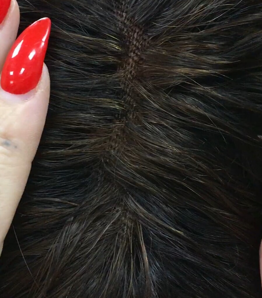 Peluca natural CLEOPE difusor color 2H5 RAYA TUL efecto piel transparente