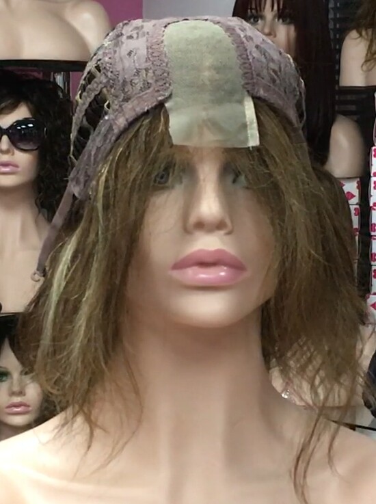 Peluca natural  WENDY color 5R18 RAYA TUL transparente efecto piel