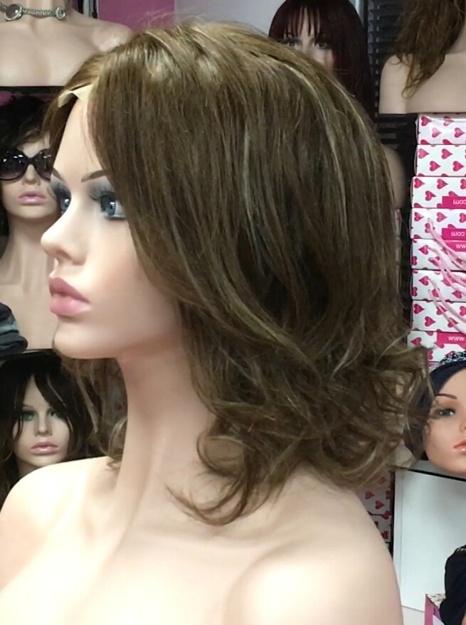 Peluca natural  WENDY color 5R18 RAYA TUL transparente efecto piel