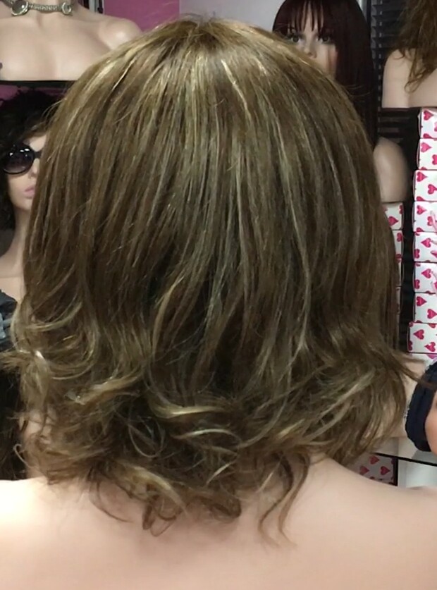 Peluca natural  WENDY color 5R18 RAYA TUL transparente efecto piel