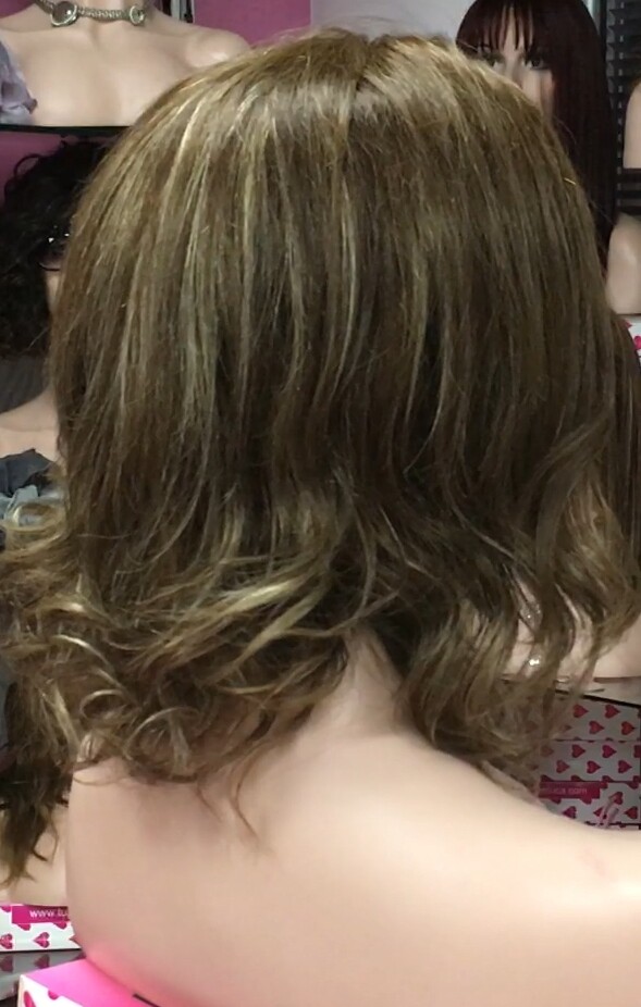 Peluca natural  WENDY color 5R18 RAYA TUL transparente efecto piel