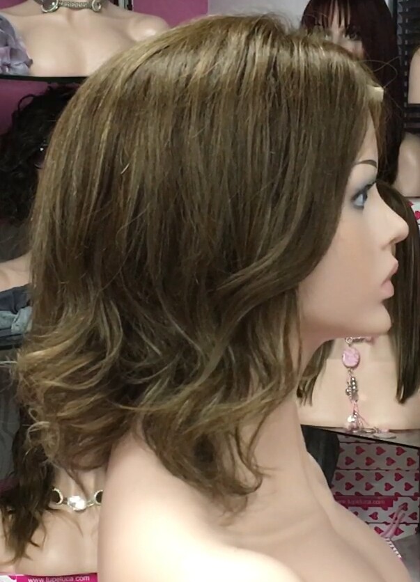 Peluca natural  WENDY color 5R18 RAYA TUL transparente efecto piel