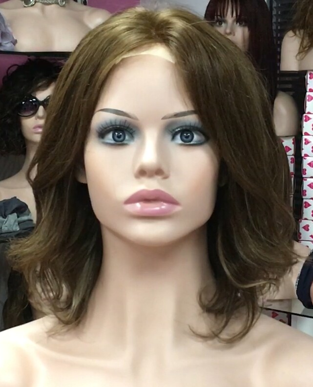 Peluca natural  WENDY color 5R18 RAYA TUL transparente efecto piel